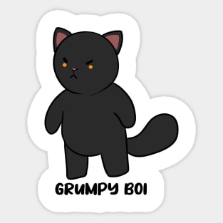 Grumpy Boi Sticker